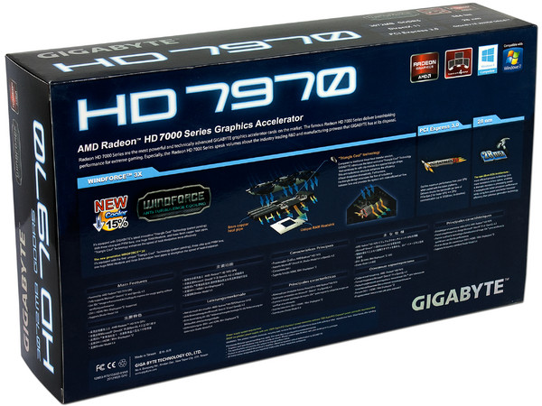 Tarjeta de Video Gigabyte AMD Radeon HD 7970, 3 GB GDDR5, Mini DisplayPort, HDMI, DVI. Puerto PCI Express x16 3.0.