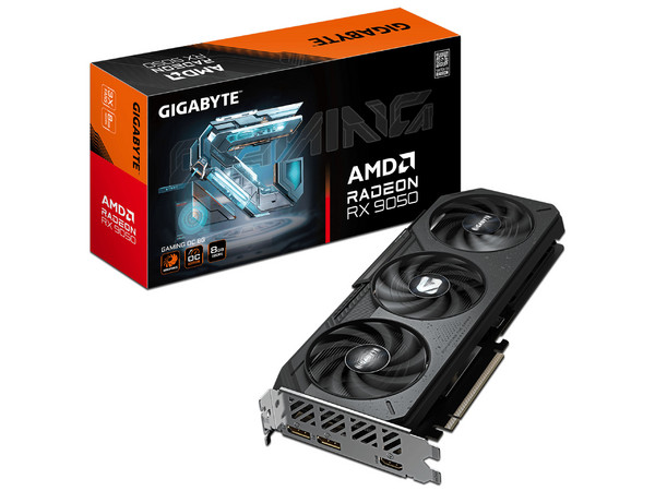 Tarjeta de Video AMD Radeon RX 9050 GIGABYTE Gaming OC, 8GB GDDR6, 1xHDMI, 2xDisplayPort, PCI Express x16 5.0.