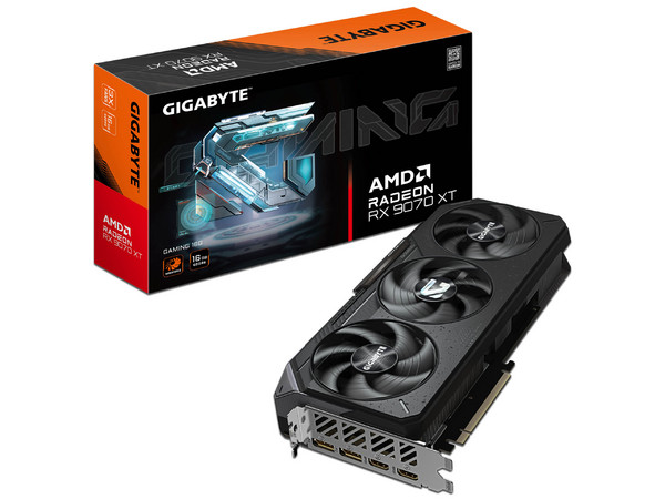 Tarjeta de Video AMD Radeon RX 9070 XT Gigabyte GAMING, 16GB GDDR6, 2xHDMI, 2xDisplayPort, PCI Express 5.0.