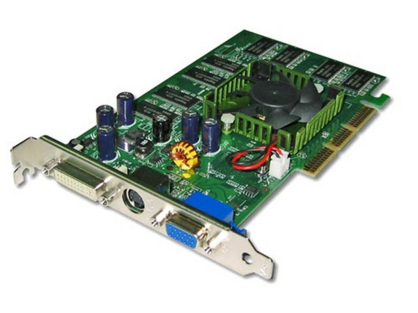 T. de Video JETWAY nVidia FX 5500 con 256MB DDR, Salida a TV, AGP 8X.