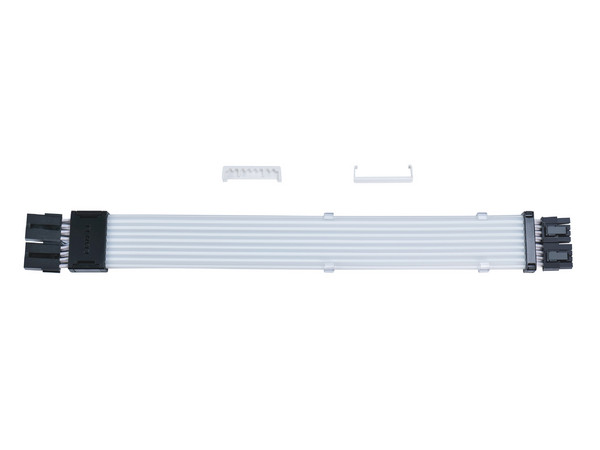 Cable LIAN LI Strimer Wireless, 2x8 de 340mm, RGB, Color Blanco.