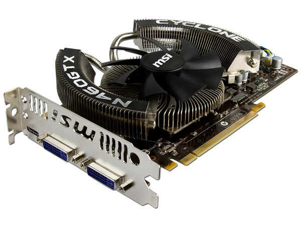 Tarjeta de Video MSI NVIDIA GeForce GTX 460 OC Edition Cyclone, 768MB DDR5. Puerto PCI Express 2.0