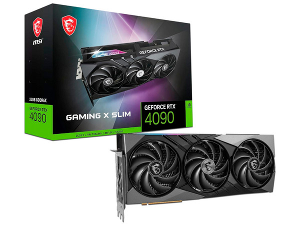 Tarjeta de Video NVIDIA GeForce RTX 4090 MSI Gaming X Slim 24G, 24GB GDDR6X, 2xHDMI, 2xDisplayPort, PCI Express 4.0.