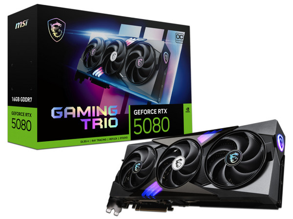 Tarjeta de Video NVIDIA GeForce RTX 5080 MSI GAMING TRIO OC, 16GB GDDR7, 1xHDMI, 3xDisplayPort, PCI Express 5.0