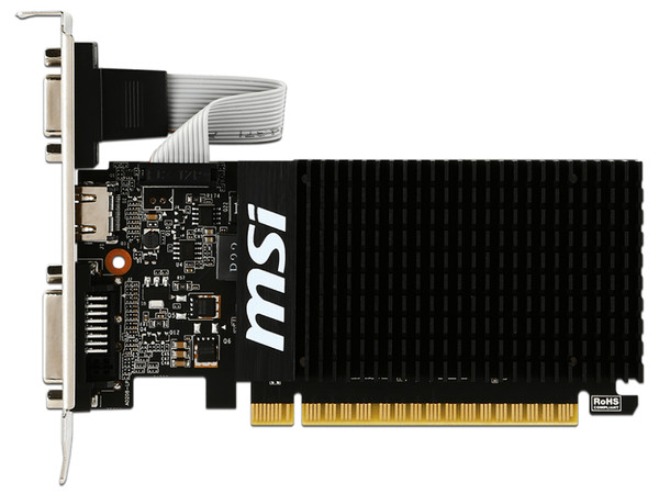 Tarjeta de Video NVIDIA GeForce GT 710 MSI, 1GB GDDR3, 1xHDMI, 1xDVI, 1xVGA, PCI Express x16 2.0
