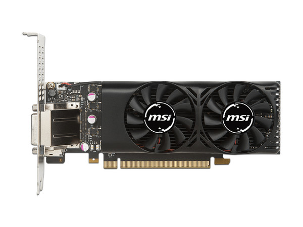 Tarjeta de Video NVIDIA GeForce GTX 1050 MSI, 2GB GDDR5, 1xHDMI, 1xDVI, 1xDisplayPort, PCI Express x16 3.0.