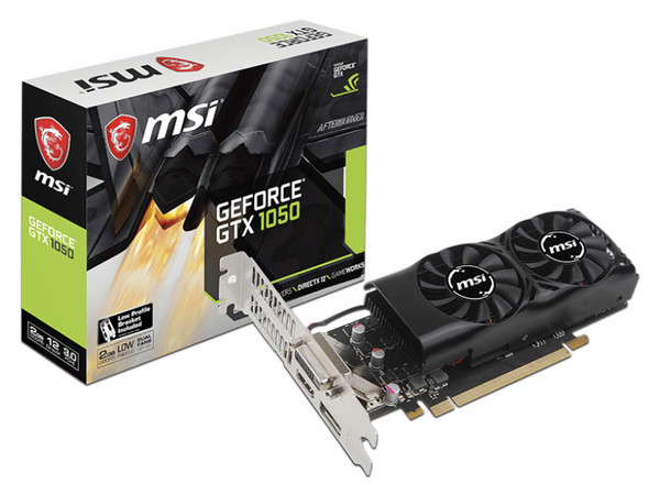 Tarjeta de Video NVIDIA GeForce GTX 1050 MSI, 2GB GDDR5, 1xHDMI, 1xDVI, 1xDisplayPort, PCI Express x16 3.0.