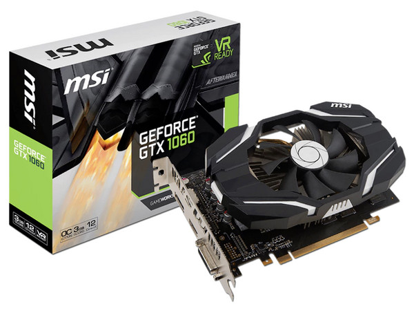 Tarjeta de Video NVIDIA GeForce GTX 1060 MSI, 3GB GDDR5, 1xHDMI, 1xDVI, 1xDisplayPort,