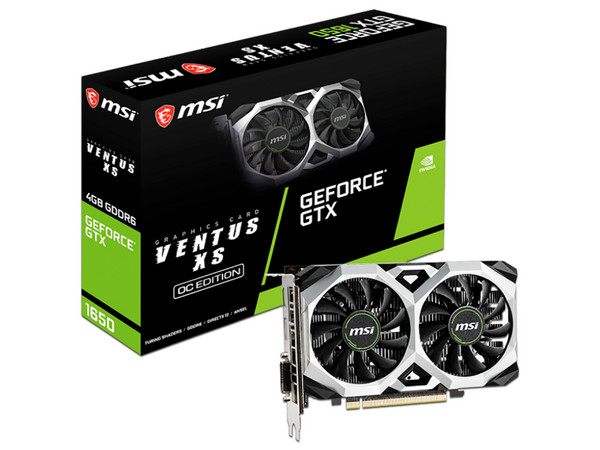Tarjeta de Video NVIDIA GeForce GTX 1650 MSI D6 VENTUS XS OC, 4GB GDDR6, 1xHDMI, 1xDVI, 1xDisplayPort, PCI Express x16 3.0