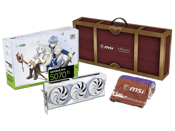 Tarjeta de Video NVIDIA GeForce RTX 5070 Ti MSI FRIEREN EDITION OC, 16GB GDDR7, 1xHDMI, 3xDisplayPort, PCI Express x16 5.0