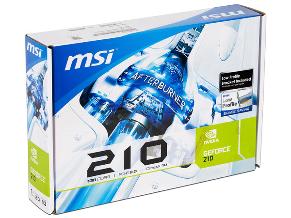 Tarjeta de Video NVIDIA GeForce N210 MSI, 1GB GDDR3, 1xHDMI, 1xDVI, 1xVGA, PCI Express x16 2.0.