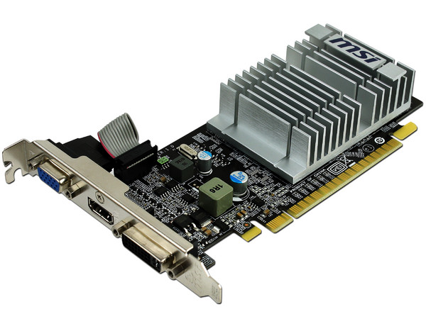 Tarjeta de Video MSI NVIDIA GeForce N210, 512MB DDR3, DVI, VGA. Puerto PCI Express 2.0