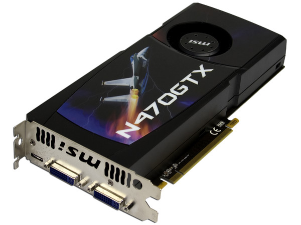 Tarjeta de Video MSI NVIDIA  GeForce GTX 470, 1280MB DDR5. Puerto PCI Express 2.0