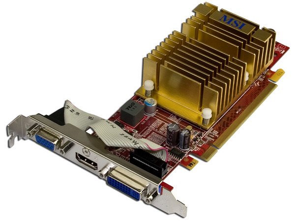 Tarjeta de Video MSI ATI HD 4350, 512MB DDR2, Puerto PCI Express X16