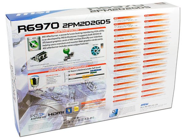 Tarjeta de Video MSI AMD Radeon R6970, 2GB GDDR5, Mini DisplayPort, HDMI, DVI, Puerto PCI Express 2.1