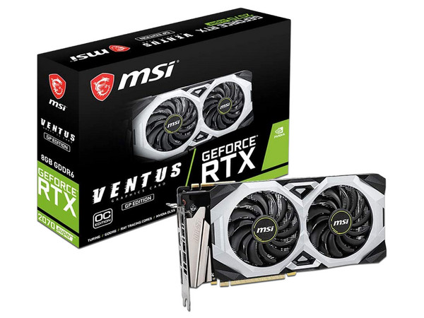 Tarjeta de Video NVIDIA GeForce RTX 2070 SUPER MSI VENTUS GP OC, 8GB GDDR6, 1xHDMI, 3xDisplayPort, PCI Express x16 3.0