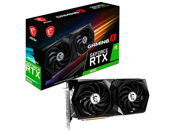 Tarjeta de Video NVIDIA GeForce RTX 3050 MSI Gaming X, 8GB GDDR6, 1xHDMI, 3xDisplayPort, PCI Express 4.0.