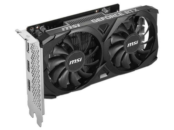 Tarjeta de Video NVIDIA GeForce MSI RTX 3050 VENTUS 2X 6G OC PCIe 4.0, doble ventilador, 1x HDMI, 3x DisplayPort