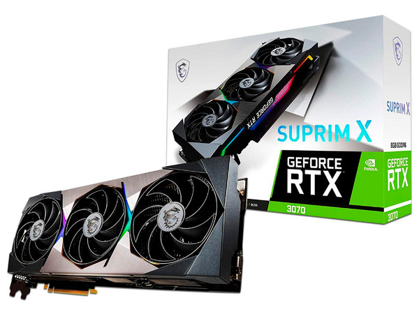 Tarjeta de Video NVIDIA GeForce RTX 3070 MSI SUPRIM 8G LHR, 8GB GDDR6, 1xHDMI, 3xDisplayPort, PCI Express 4.0