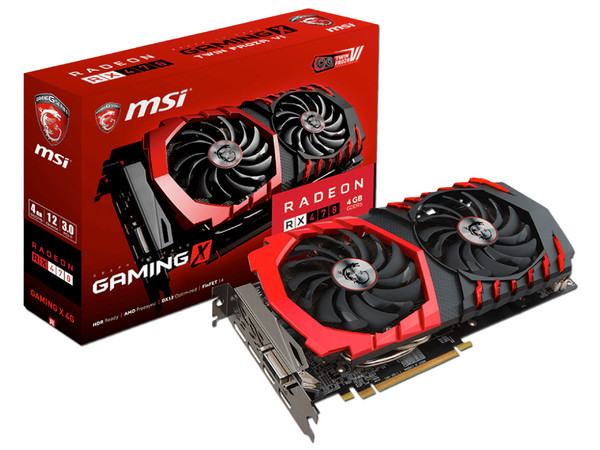 Tarjeta de Video AMD MSI Radeon RX 470, 4GB GDDR5, 2xHDMI, 1xDVI, 2xDisplayPort, PCI Express x16 3.0
