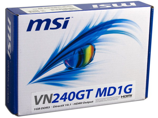 Tarjeta de Video MSI NVIDIA GeForce GT 240, 1GB DDR3, HDMI. Puerto PCI Express X16