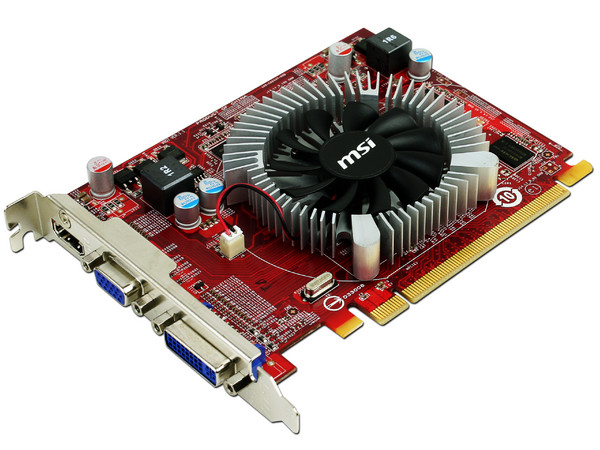 Tarjeta de Video MSI AMD Radeon VR5570-MD1G, 1GB DDR2, HDMI, DVI. Puerto PCI Express 2.0