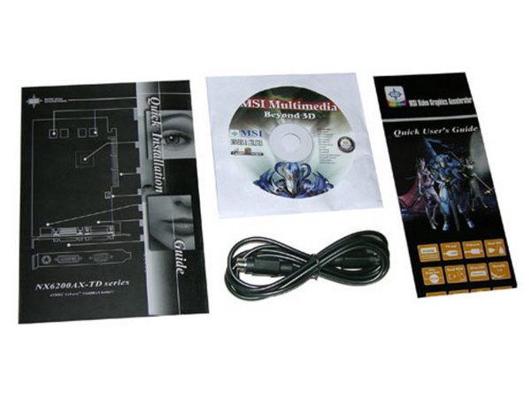 T. de Video MSI GeForce NX6200AX con 256MB, AGP 8x y Salida a TV.