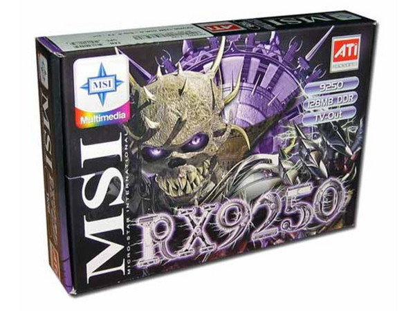 T. de Video MSI Radeon RX9250 con 128MB DDR, Salida a TV y AGP 8X