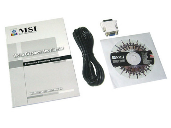 T. de Video MSI Radeon RX9550 con 256MB DDR y AGP 8X