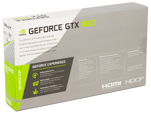 Tarjeta de Video NVIDIA GeForce GTX 1650 PNY, 4GB GDDR6, 1xHDMI, 2xDisplayPort, PCI Express 3.0.