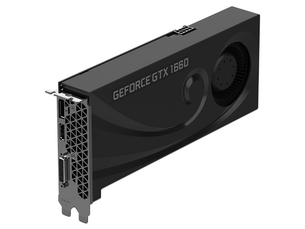 Tarjeta de Video NVIDIA GeForce GTX 1660 PNY Blower, 6GB GDDR5, 1xHDMI, 1xDVI, 1xDisplayPort, PCI Express x16 3.0.