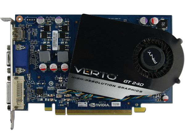 Tarjeta de Video PNY NVIDIA GeForce GT 240, 512MB DDR5, HDMI. Puerto PCI Express x16