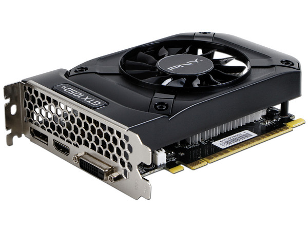 Tarjeta de Video NVIDIA GeForce GTX 1050 Ti PNY, 4GB GDDR5, 1xHDMI, 1xDVI, 1xDisplayPort, PCI Express x16 3.0