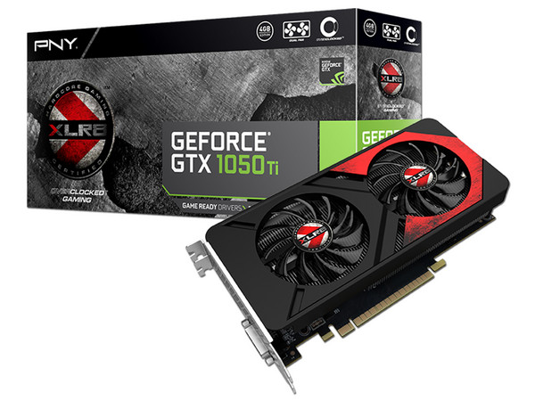 Tarjeta de Video NVIDIA PNY GeForce GTX 1050Ti XLR8 Gaming Overclocked Edition, 4GB GDDR5, 1xHDMI, 1xDVI, 1xDisplayPort, PCI Express x16 3.0