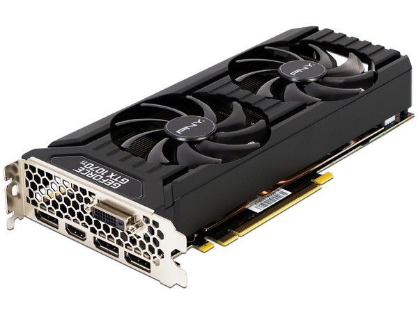 Tarjeta de Video NVIDIA GeForce GTX 1070 Ti PNY, 8GB GDDR5, 1xHDMI, 1xDVI, 3xDisplayPort, PCI Express x16 3.0. (Reacondicionada, no incluye caja)