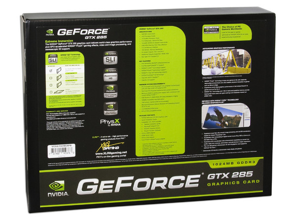 Tarjeta de Video PNY NVIDIA GeForce GTX 285, 1GB DDR3. Puerto PCI Express 2.0