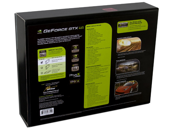 Tarjeta de Video PNY NVIDIA  GeForce GTX 465, 1024MB DDR5. Puerto PCI Express 2.0