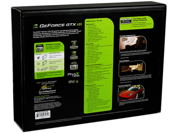 Tarjeta de Video PNY NVIDIA  GeForce GTX 480, 1536MB DDR5. Puerto PCI Express 2.0