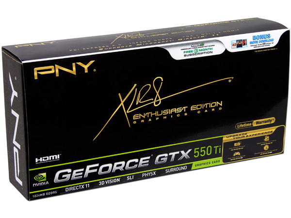 Tarjeta de Video PNY XLR8 NVIDIA GeForce GTX 550 Ti, 1GB GDDR5, HDMI, DVI, VGA, Puerto PCI Express 2.0 