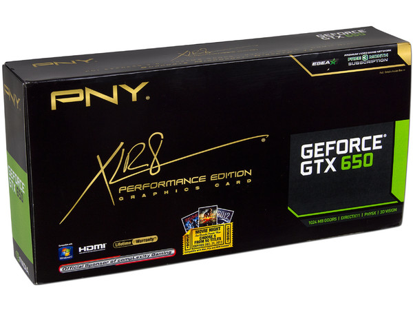 Tarjeta de Video PNY XLR8 NVIDIA GeForce GTX 650, 1GB GDDR5,  Mini HDMI, DVI, Puerto PCI Express 3.0