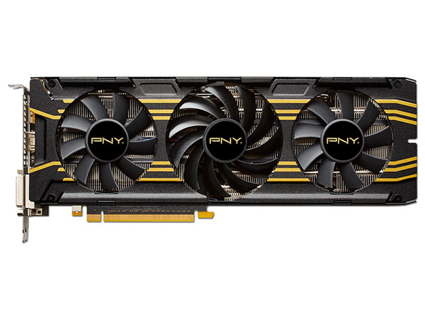 Tarjeta de Video PNY XLR8 NVIDIA GeForce GTX 780 OC, 3GB DDR5, DisplayPort, HDMI, DVI, Puerto PCI Express x16 3.0.