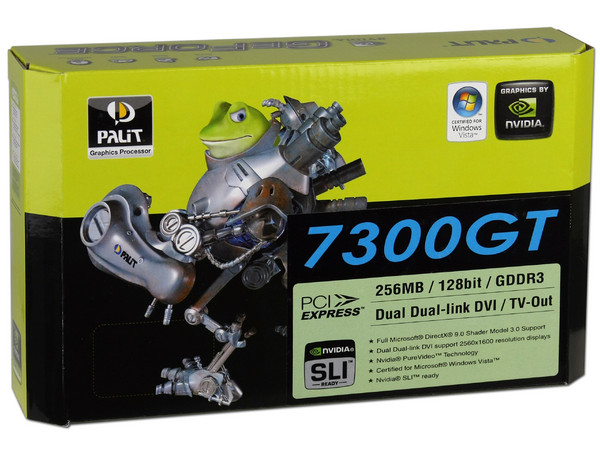 Tarjeta de Video Palit NVIDIA GeForce 7300 GT, 256MB DDR3, Salida a TV, Puerto PCI Express x16