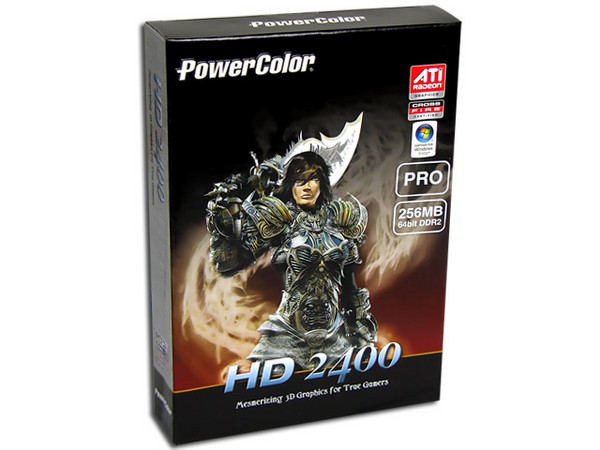 Tarjeta de Video PowerColor ATI Radeon HD 2400PRO, 256MB DDR2, Salida a TV, 100% compatible con DirectX 10. Puerto PCI Express 16x
