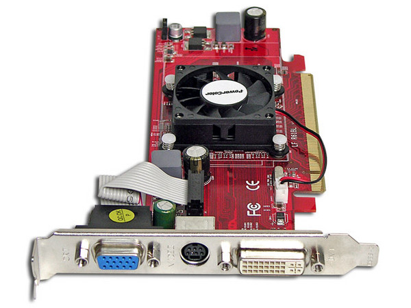 Tarjeta de Video PowerColor ATI Radeon HD 2400PRO, 256MB DDR2, Salida a TV, 100% compatible con DirectX 10. Puerto PCI Express 16x