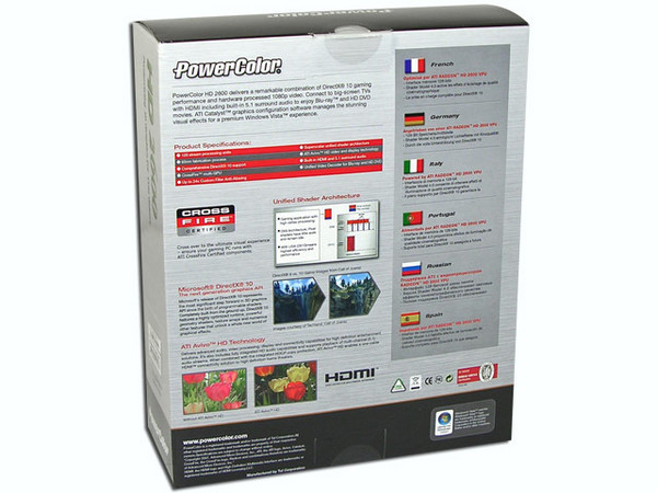 Tarjeta de Video PowerColor ATI Radeon HD 2600PRO, 512MB DDR2, Salida a TV, 100% compatible con DirectX 10. Puerto PCI Express 16x