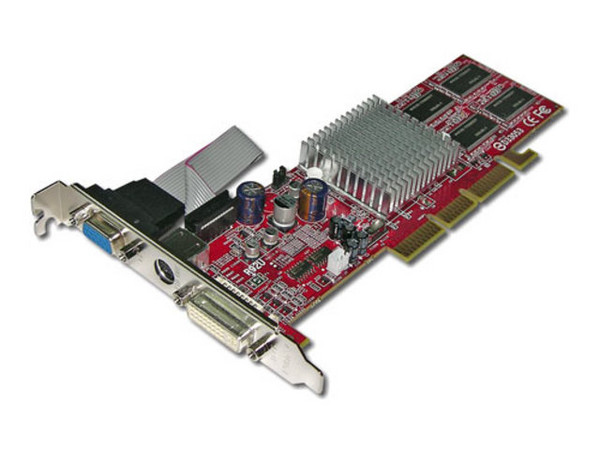  T. de Video ATI Radeon 9250 con 256MB DDR, Salida a TV y AGP 8X
