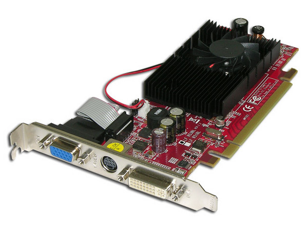 T. de Video PowerColor Radeon X1650 con 256MB DDR2, DVI y Salida a TV. Puerto PCI Express x 16