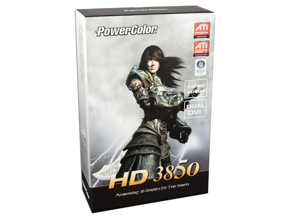 T. de Video PowerColor ATI Radeon HD 3850 con 512MB DDR3, Salida HDTV, compatible con DirectX 10.1, PCI Express 16x
