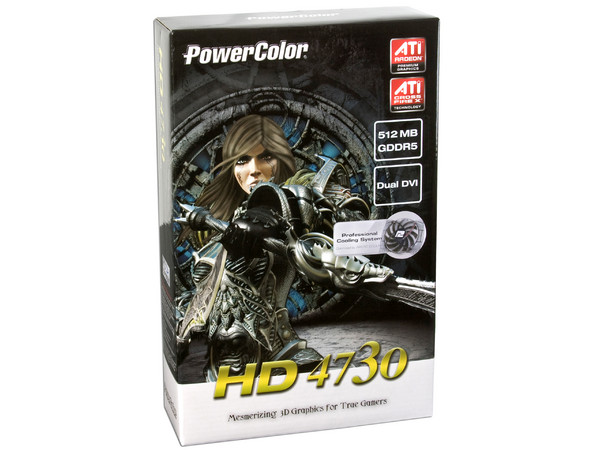 Tarjeta de Video PowerColor ATI HD 4730, 512MB DDR5, Salida a TV, DirectX 10.1, Puerto PCI Express 2.0