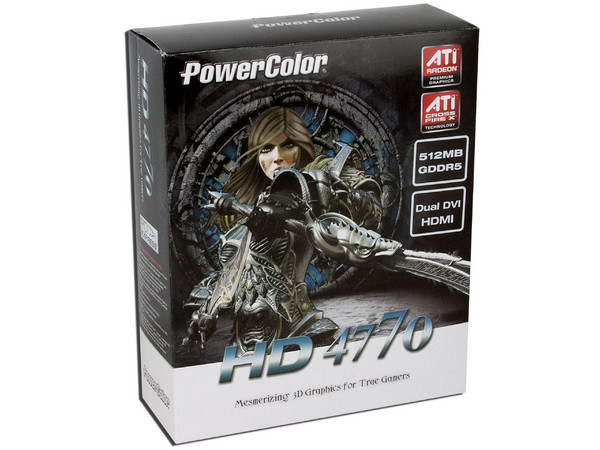 Tarjeta de Video PowerColor ATI HD 4770, 512MB DDR5, Salida a TV, DirectX 10.1, Puerto PCI Express 2.0